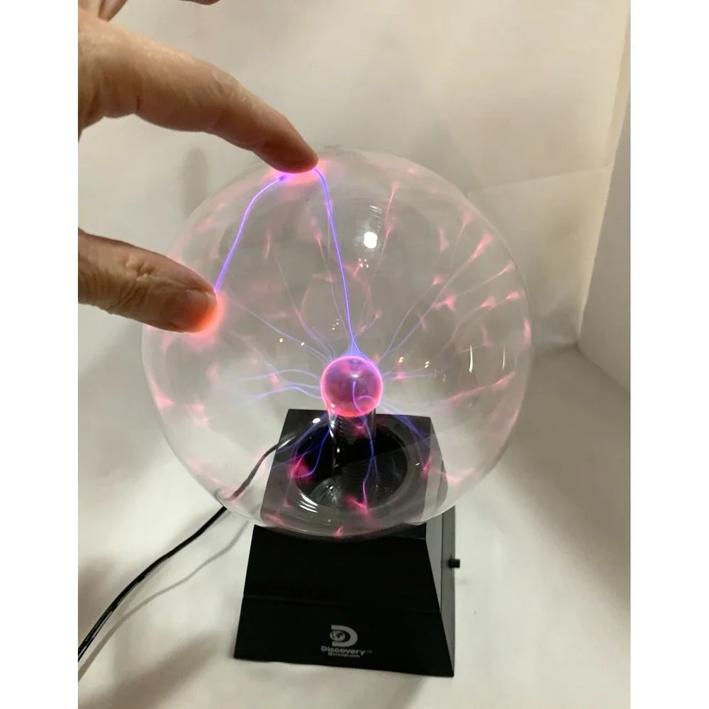 Discovery Mindblown Plasma Globe Interactive Electricity Display-tested, Working